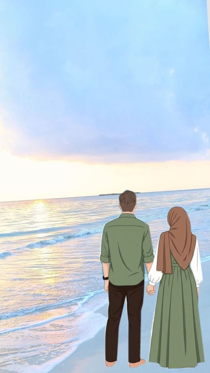 Watching the sea at sunset